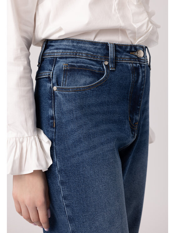 QUIOSQUE QUIOSQUE Dámské kalhoty Quiosque 3WS003801 Modrá Regular Fit