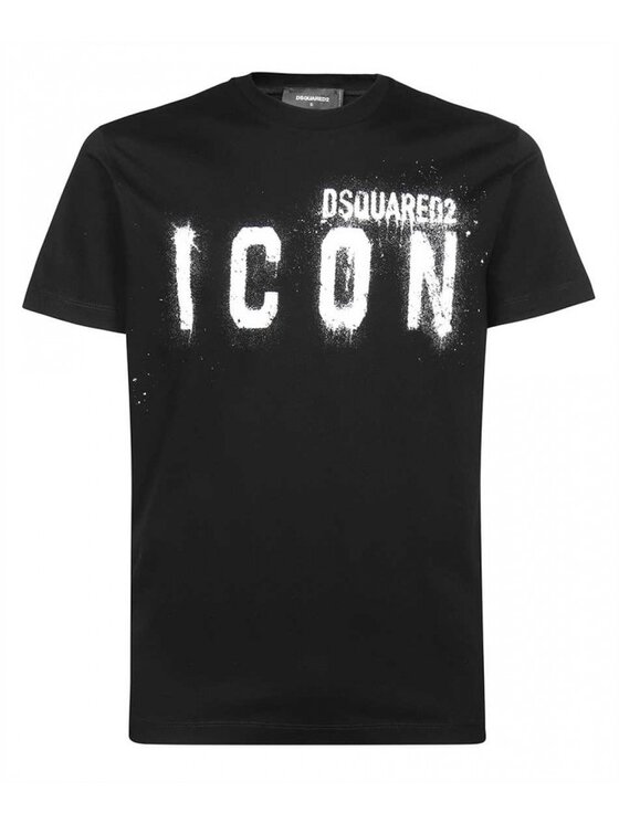 Dsquared2 Dsquared2 T-Shirt S79GC0039 S23009 900 Černá Regular Fit
