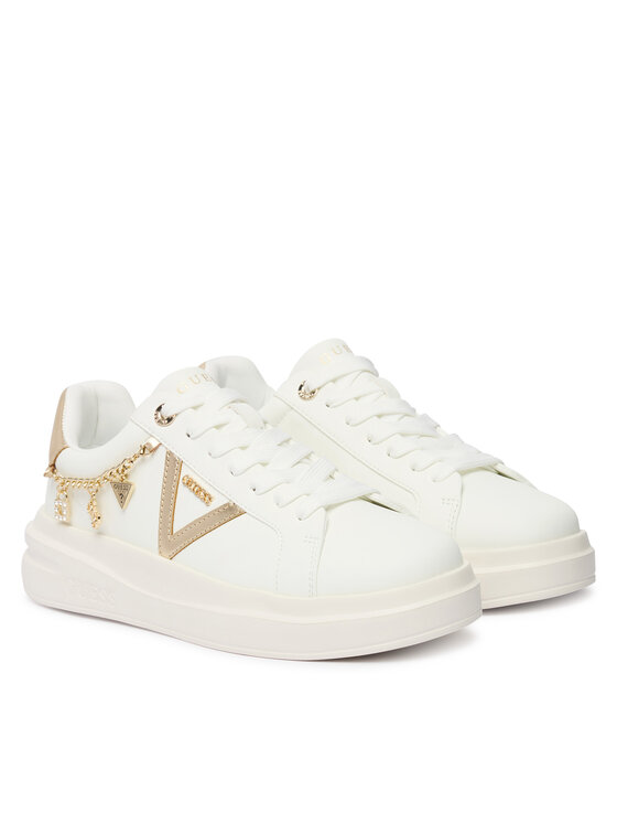 Guess Guess Sneakersy FLTBTT LEA12 Biały
