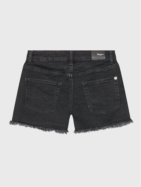 Pepe Jeans Pepe Jeans Kratke traperice Patty Short PG800783XR0 Crna Regular Fit