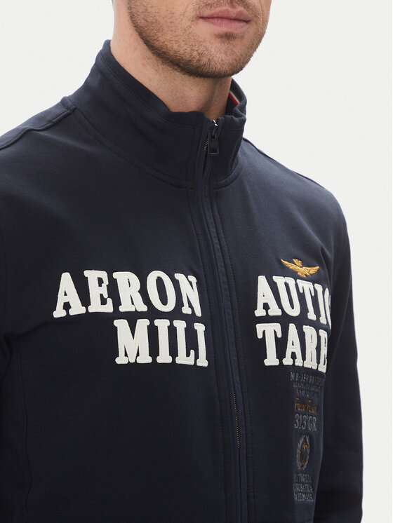 Aeronautica Militare Aeronautica Militare Bluza 251FE1999F459 Granatowy Regular Fit