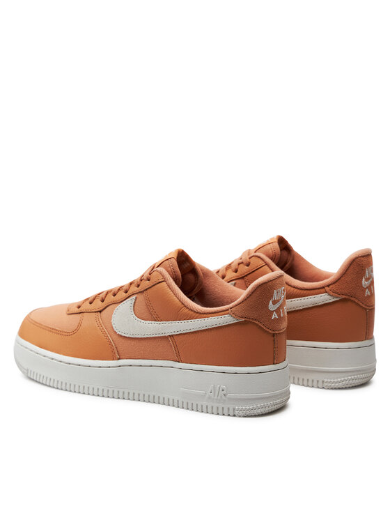 Nike Nike Sneakersy Air Force 1 '07 Lx DV7186 200 Pomarańczowy