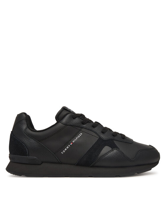 Tommy Hilfiger Tommy Hilfiger Sneakers T Hilfiger Core Lth Runner FM0FM06002 Schwarz