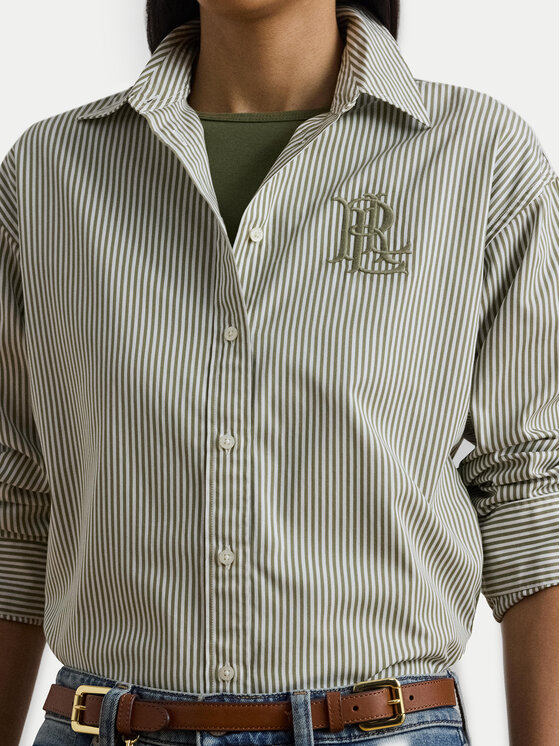 LAUREN RALPH LAUREN LAUREN RALPH LAUREN Camicia 200963670001 Verde Relaxed Fit
