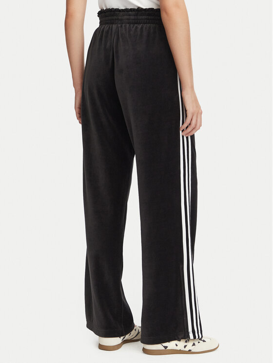 adidas adidas Spodnie dresowe Velour LG4295 Czarny Loose Fit