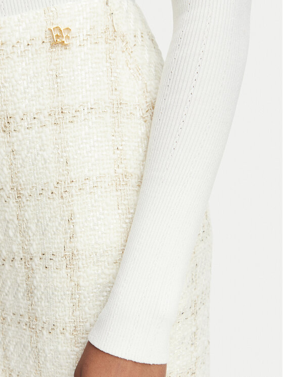 Elisabetta Franchi Elisabetta Franchi Поло MK-05B-66E2-V350 Бял Slim Fit