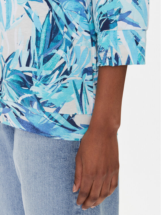 Olsen Olsen Bluse 11105044 Blau Regular Fit