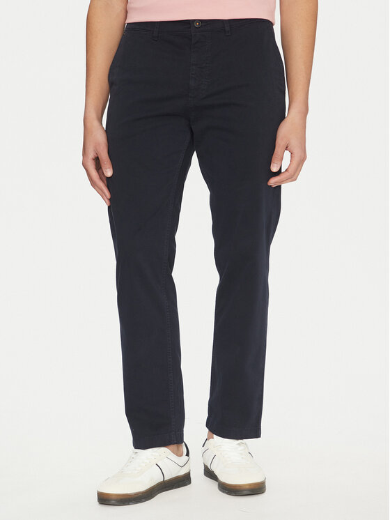 BOSS BOSS Chinos kelnes 50534378 Tamsiai mėlyna Regular Fit