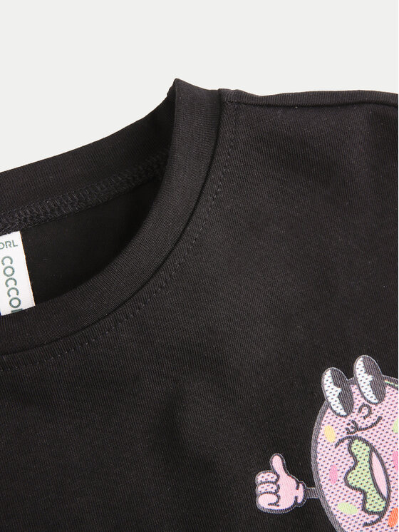 Coccodrillo Coccodrillo Φόρεμα υφασμάτινο ZC4129101CGK Μαύρο Regular Fit