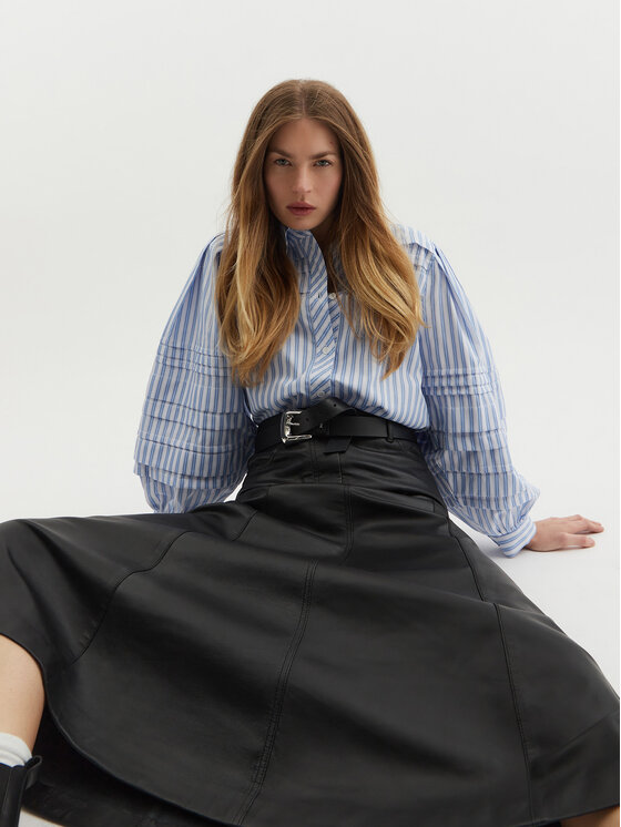 Munthe Munthe Πουκάμισο Trudie 243102824334 Μπλε Relaxed Fit