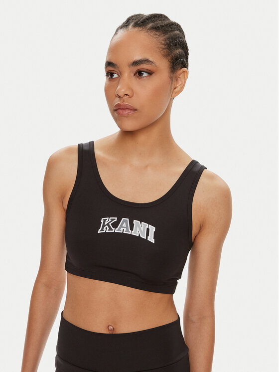 Karl Kani Karl Kani Rinnahoidja-top Small Serif 6131340 Must Slim Fit