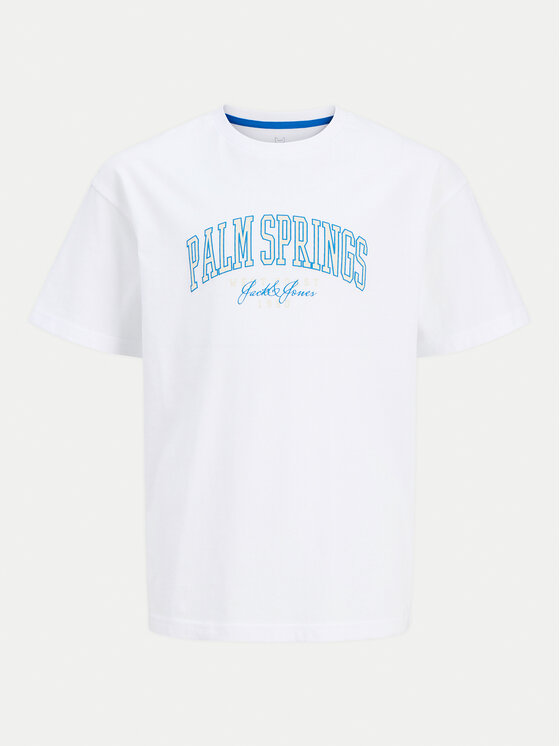 Jack&Jones Jack&Jones Majica Detroit 12269816 Bela Relaxed Fit