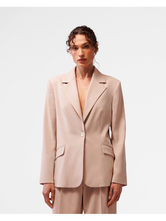 LE POSSÉ LE POSSÉ Giacca da abito MZMT Rosa chiaro Tailored Fit