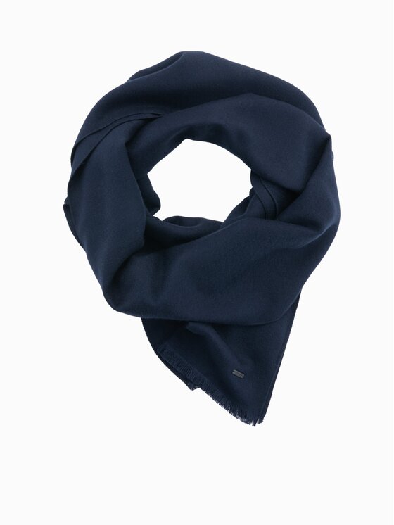 Ombre Ombre Szalik OM-ACSF-0116 Granatowy