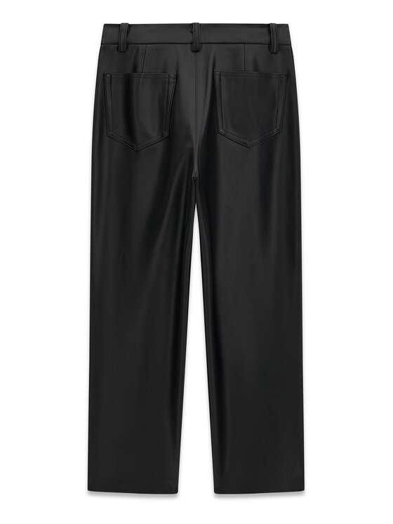 Guess Guess Hlače od imitacije kože J6BB11 W3916 Crna Regular Fit