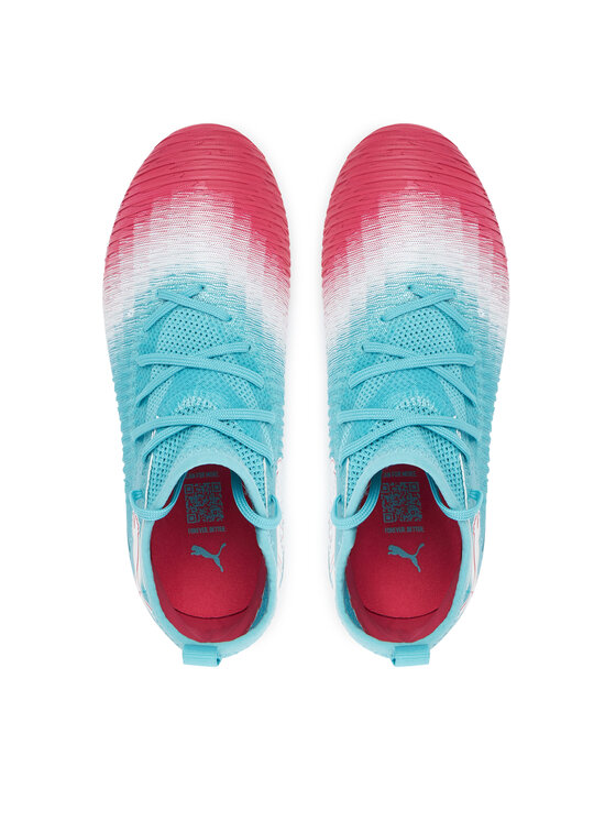 Puma Puma Ghete pentru fotbal Future 8 Match Re-Charge Fg/Ag Jr 108762 01 Albastru celest