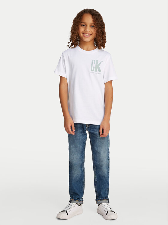 Calvin Klein Jeans Calvin Klein Jeans T-shirt Surf Graphic IB0IB02447 Bijela Regular Fit