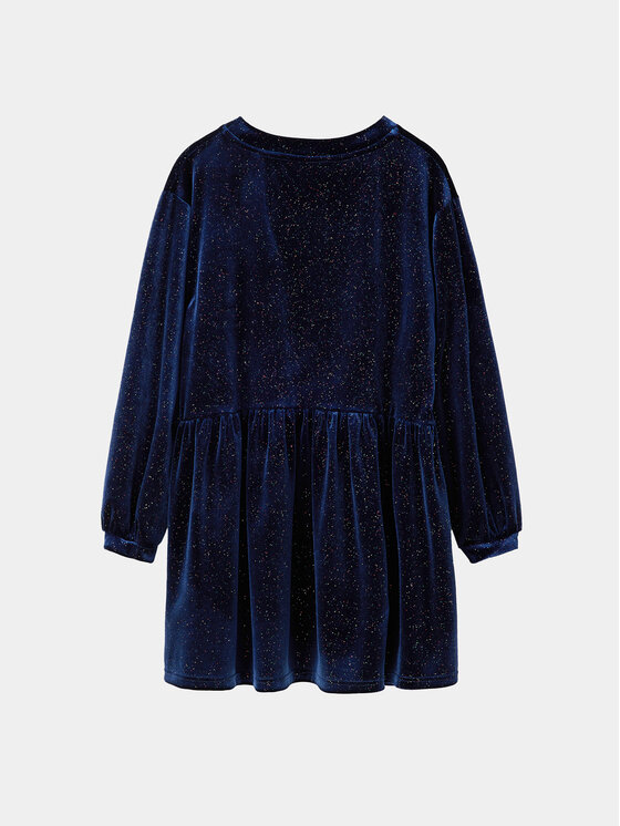 Desigual Desigual Abendkleid 23WGVK16 Blau Regular Fit