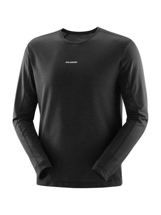 Salomon Salomon Longsleeve SHAKEout CORE LS TEE M Czarny Regular Fit