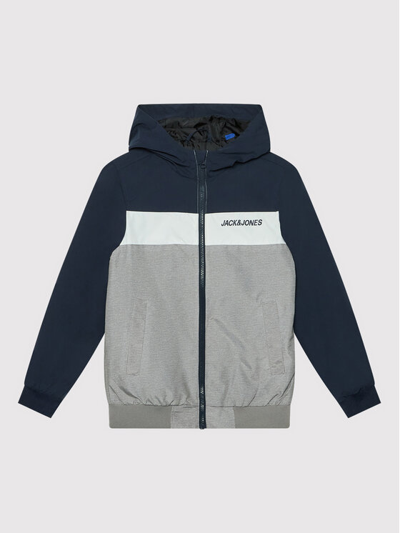 Jack&Jones Junior Jack&Jones Junior Μπουφάν μεταβατικό Rush Blocking 12200453 Γκρι Regular Fit
