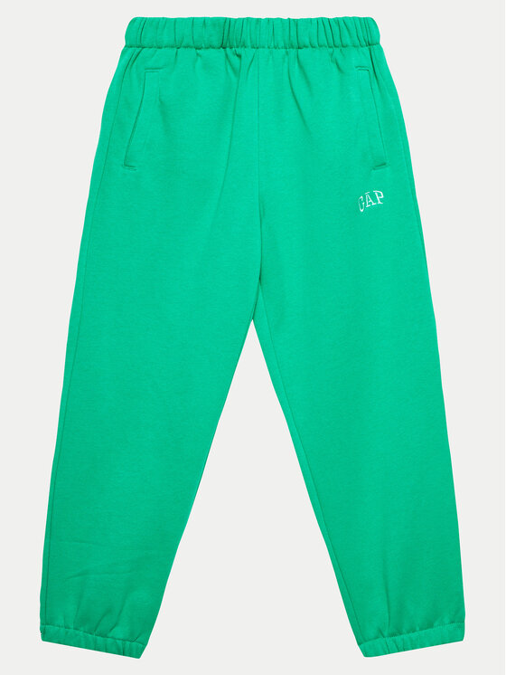 Gap Gap Donji dio trenerke 870901-05 Zelena Relaxed Fit