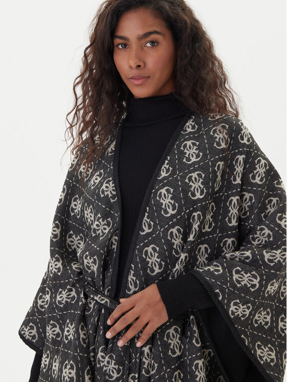 Guess Guess Pončo AW5422 POL03 Črna Relaxed Fit