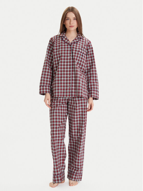 Polo Ralph Lauren Pijama 4P0429 Vișiniu Relaxed Fit