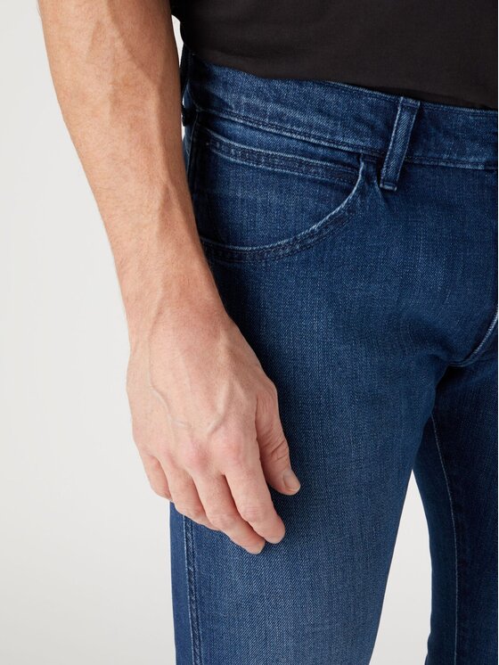 Wrangler Wrangler Jeansy BRYSON Niebieski Skinny Fit