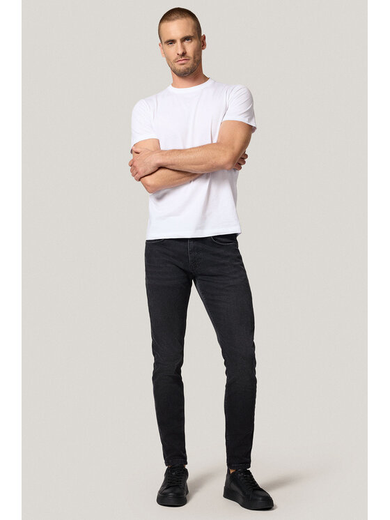 Próchnik Próchnik Jeansy PM9 SP113225000002 Czarny Slim Fit