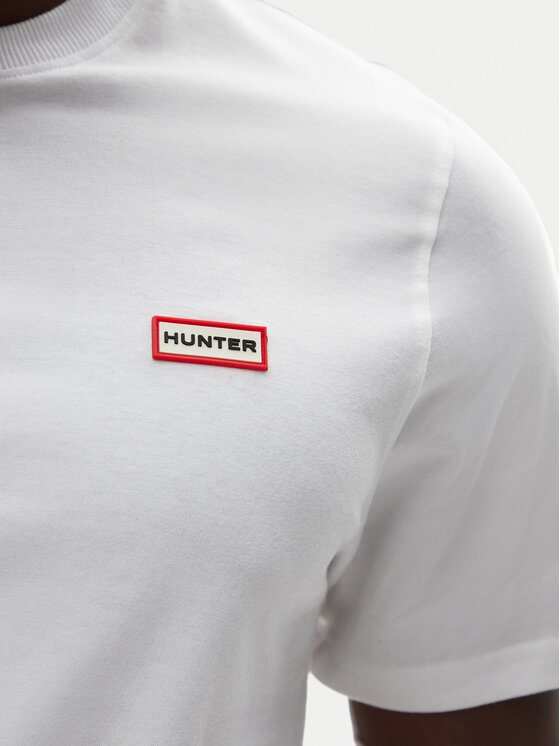 Hunter Hunter T-krekls Tavish HARM0082251 Balts Regular Fit