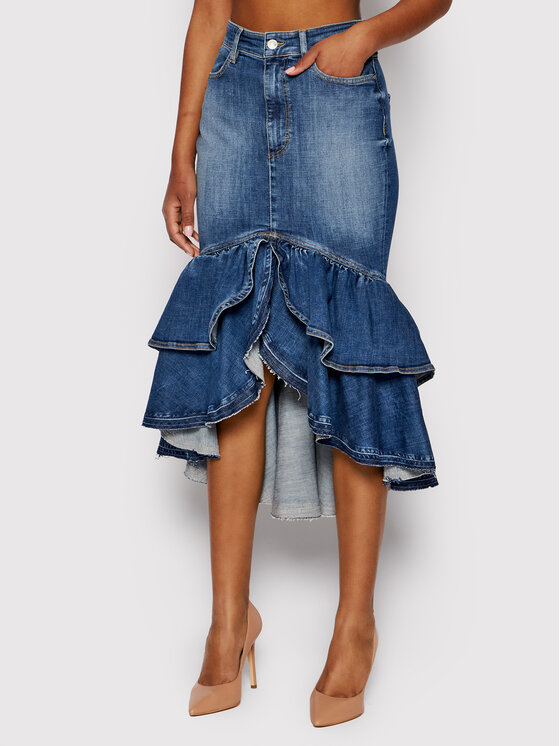 Guess Guess Jeans krilo W2GD32 D3ZTL Modra Slim Fit