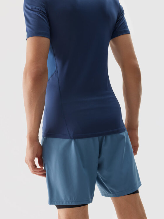 4F 4F Športové kraťasy 4FWSS24TFSHM574-33S Modrá Regular Fit