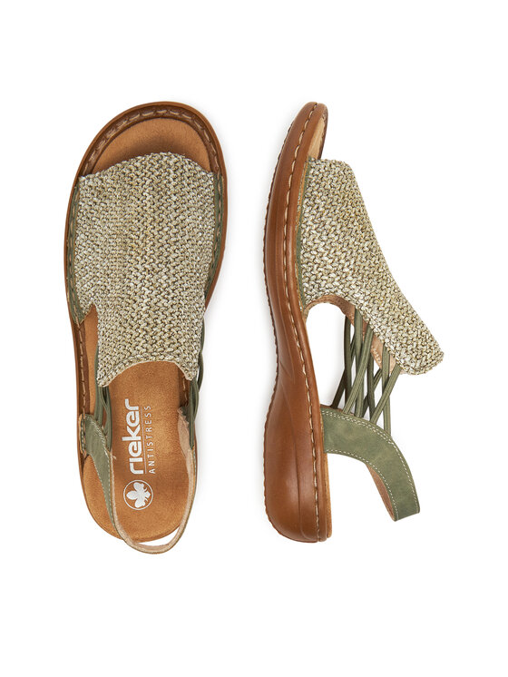 Rieker Rieker Sandali 60843-52 Zelena