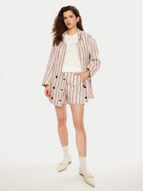 Munthe Munthe Szorty materiałowe Seileen 244141524411 Różowy Regular Fit