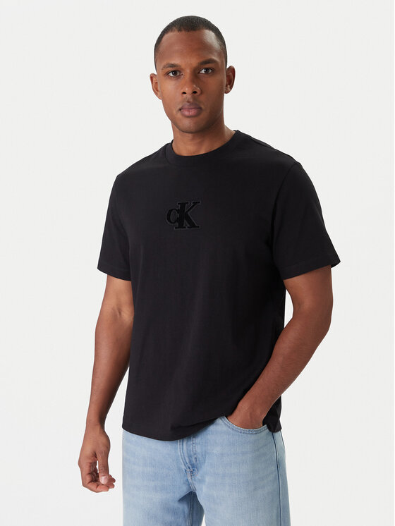 Calvin Klein Jeans Calvin Klein Jeans Tricou 20s Easy LV04RD253G Negru Regular Fit