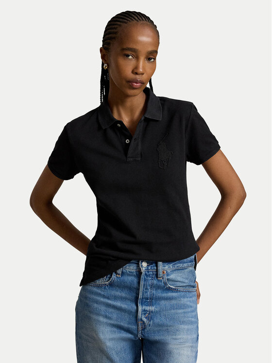 Polo Ralph Lauren Tricou polo 211A12742001 Negru Classic Fit