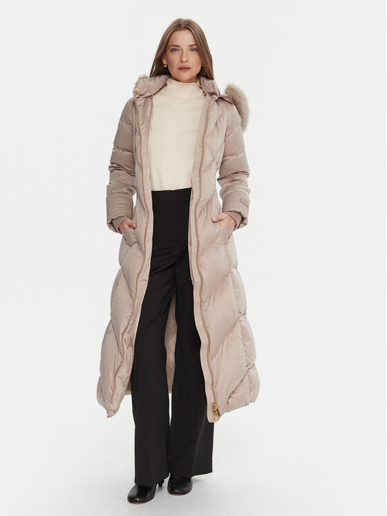 Marciano Guess Marciano Guess Cappotto invernale 5BGL39 7374A Écru Regular Fit