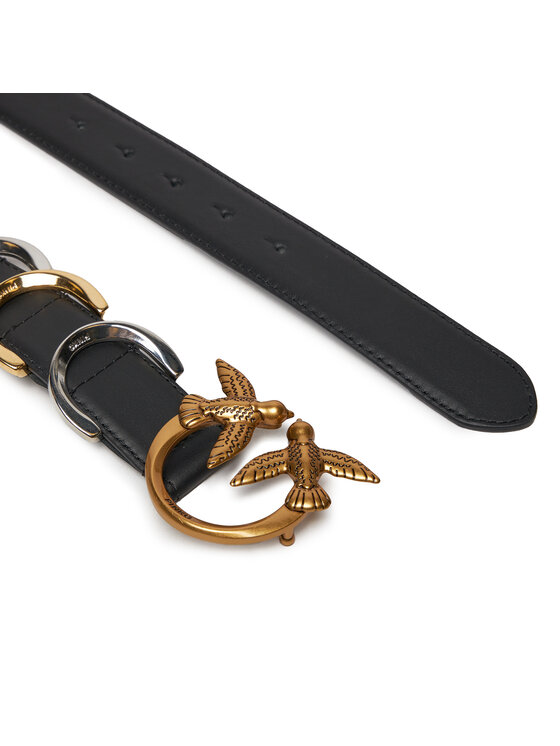 PINKO Pinko Dámsky opasok Cobain Belt H3 103419 A1UB Čierna