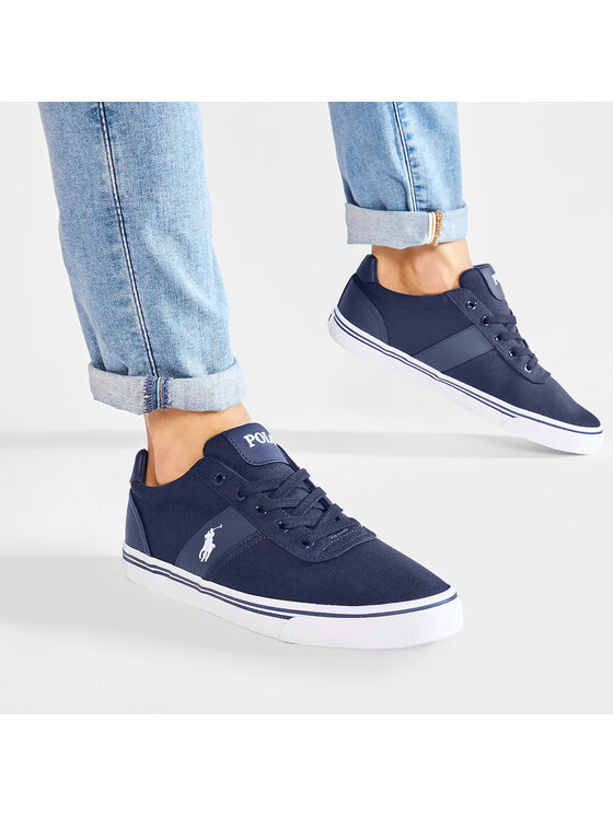 Polo Ralph Lauren Polo Ralph Lauren Sneakers aus Stoff Hanford A85 Y2139 C0225 A413B 816176919899 Dunkelblau
