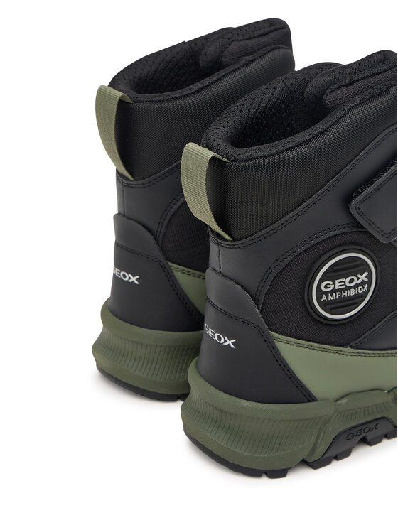 Geox Geox Auliniai batai J Flexyper Plus Boy B Abx J66LCG 0FU54 C0033 S Tamsiai žalia