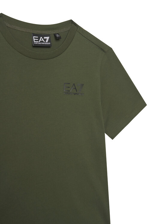 EA7 Emporio Armani EA7 Emporio Armani Тишърт 7B000020 AF10378 U7014 Тъмнозелен Regular Fit