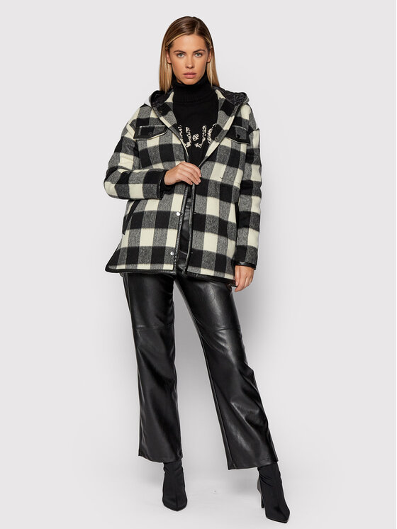 Cappotto di lana WF1396 T3015 Multicolore Regular