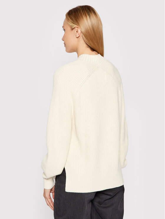 Calvin Klein Jeans Maglione J20J216595 Beige Relaxed Fit • Modivo.it