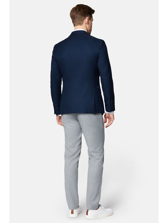 Lancerto Lancerto Marynarka Yakima MA131124000002 Granatowy Slim Fit