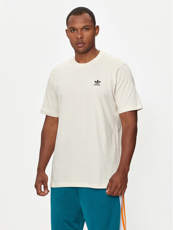 adidas T-krekls Trefoil Essentials IZ2102 Écru Regular Fit