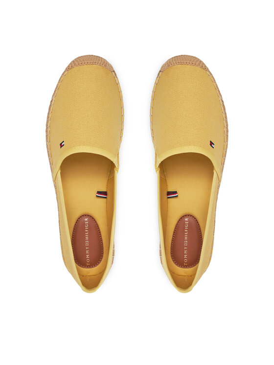 Tommy Hilfiger Tommy Hilfiger Espadrillas Flag Canvas Espadrille FW0FW08541 Giallo