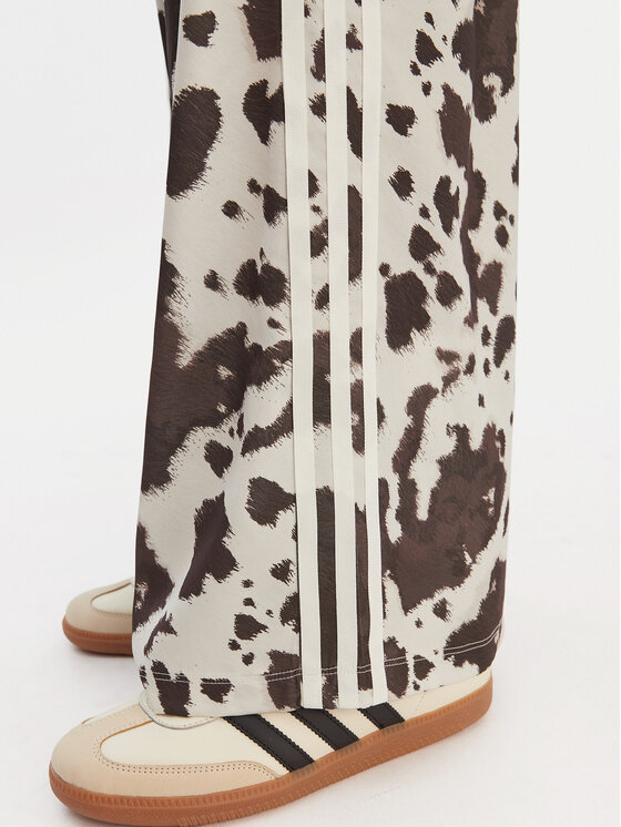 adidas adidas Spodnji del trenirke Satin KA2668 Rjava Wide Leg