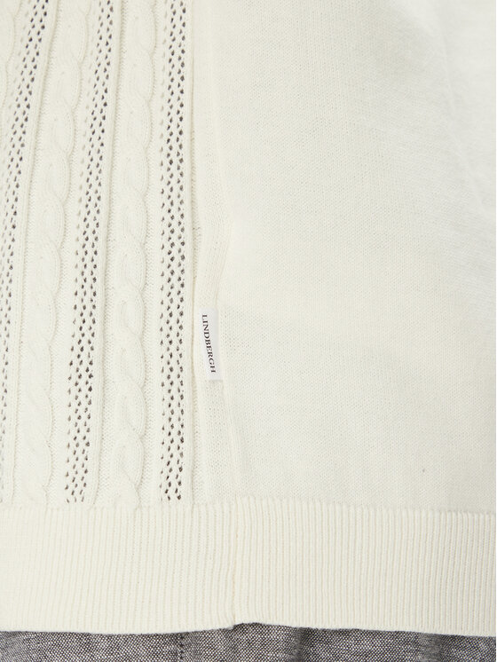 Lindbergh Lindbergh Светр 30-804115 Écru Slim Fit