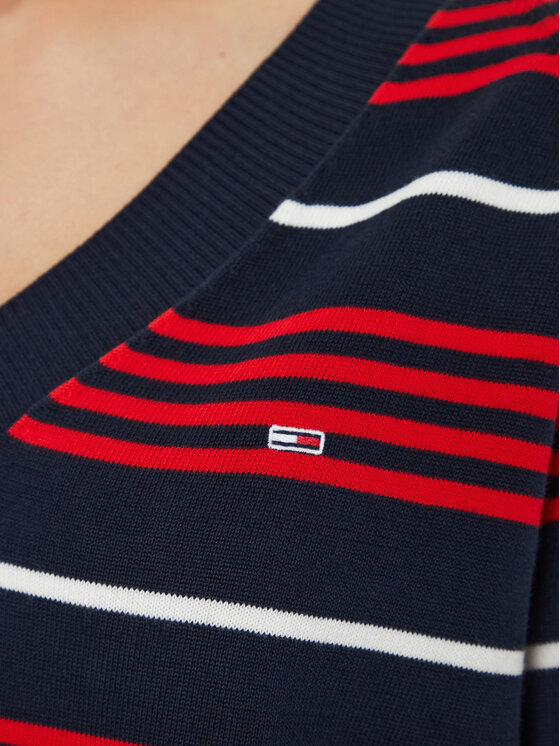 Tommy Jeans Tommy Jeans Sweater DW0DW18652 Sötétkék Relaxed Fit