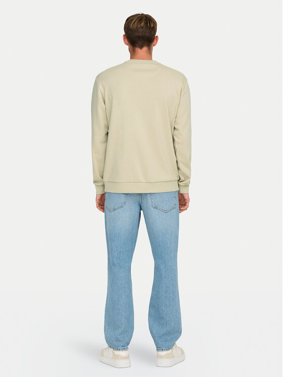 Only & Sons Only & Sons Μπλούζα 22031838 Μπεζ Regular Fit
